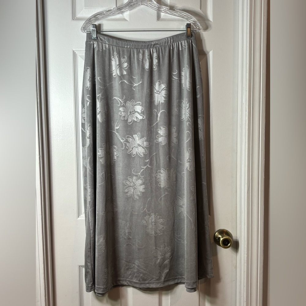 Fashion Bug Silver A-Line Skirt